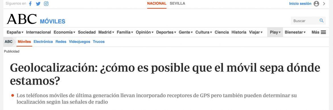 geolocalización