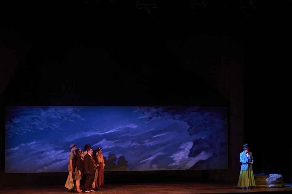 Escena de El gran teatro del mundo en el Festival de Almagro 2024