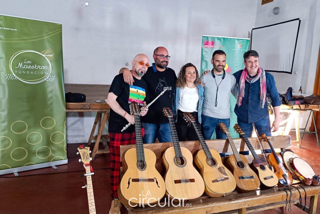 La Ronda de Motilleja en versión quinteto en su actuación en Las Majadas en Trashumancias 2.4